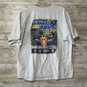 Indy Car Racing Kansas Speedway 2003 Kansas Indy 300 Shirt XXL Vintage